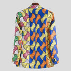 Women's Blazer with Colorful Pattern