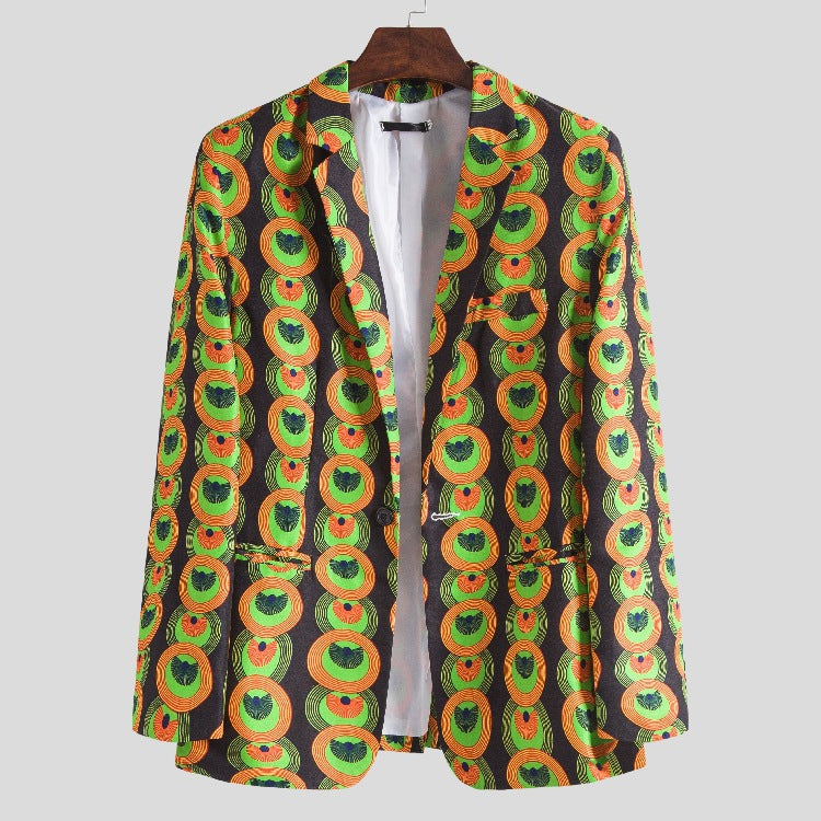Women's African Print Blazer
