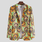 Women's Blazer with African Print and Modern Cut