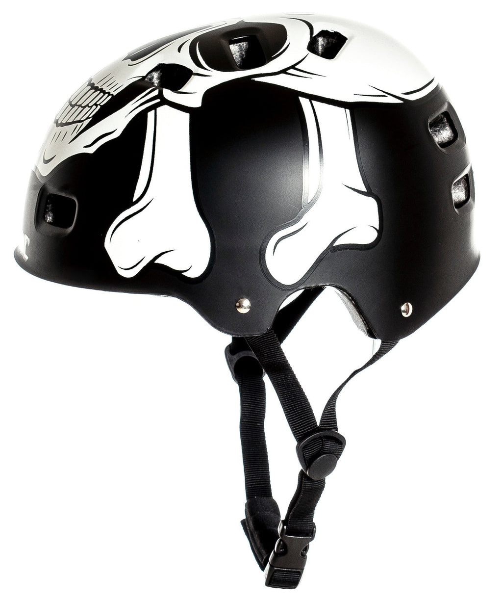 Skull Graphic Multi-Sport Skate and Bicycle Helmet