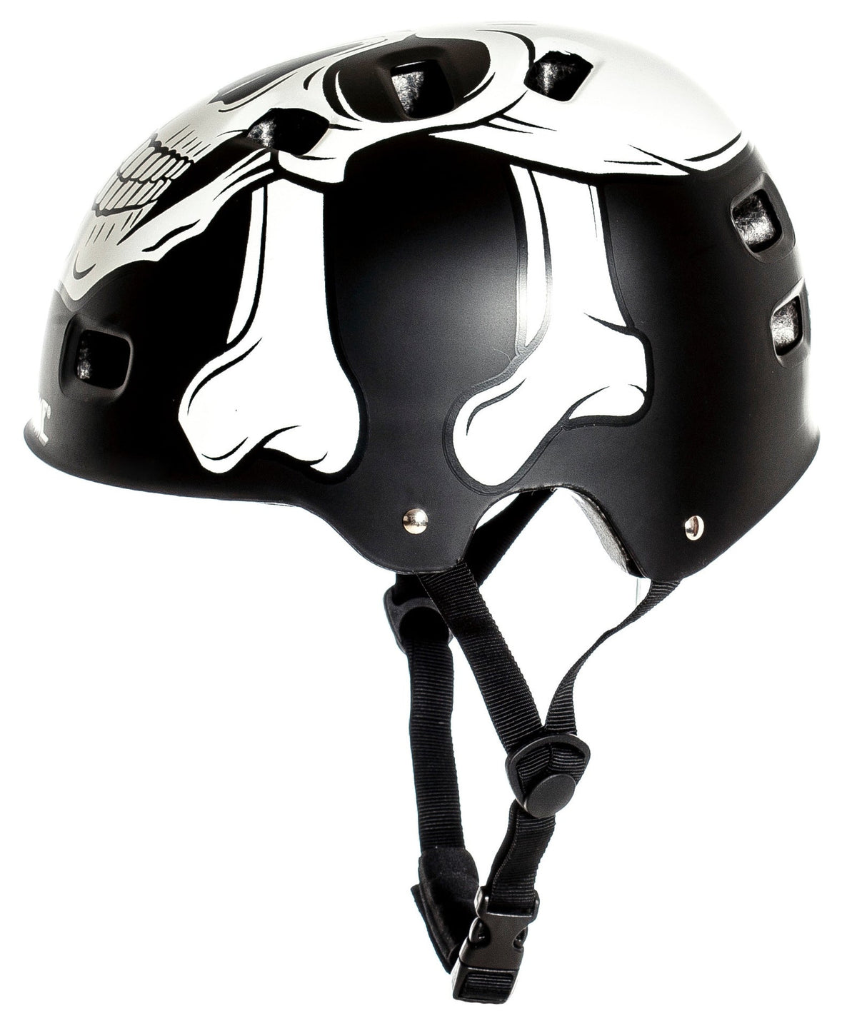 Skull Graphic Multi-Sport Skate and Bicycle Helmet