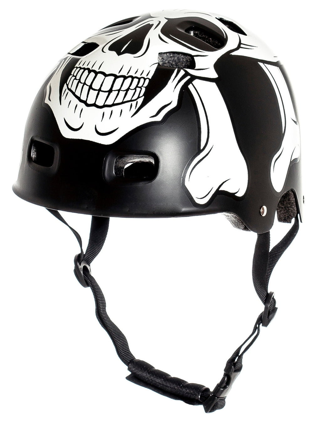 Skull Graphic Multi-Sport Skate and Bicycle Helmet