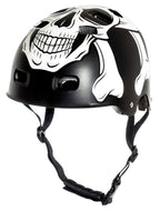 Skull Graphic Multi-Sport Skate and Bicycle Helmet