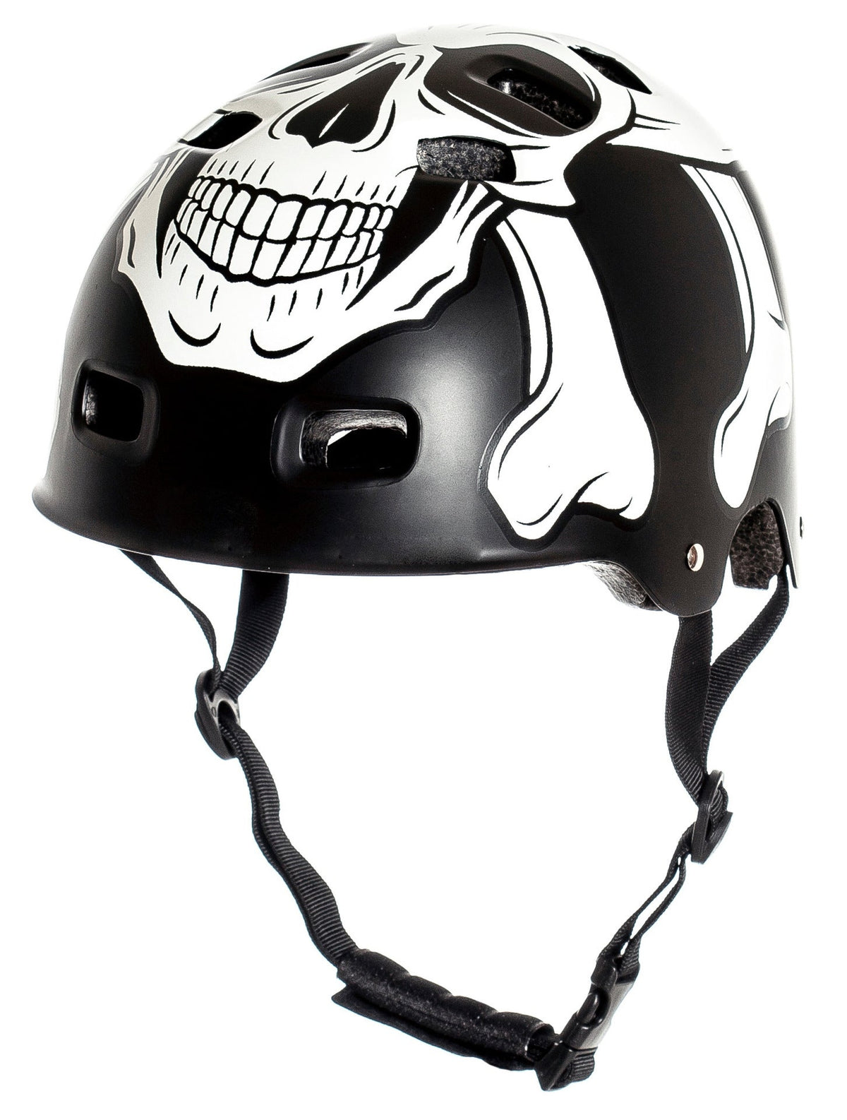 Skull Graphic Multi-Sport Skate and Bicycle Helmet