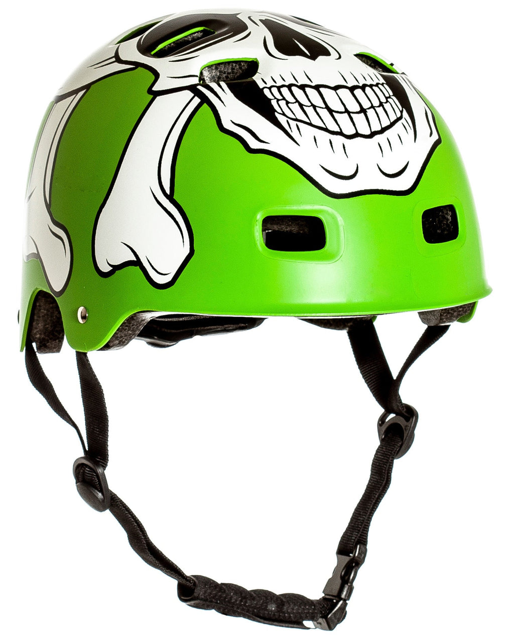Skull Graphic Multi-Sport Skate and Bicycle Helmet