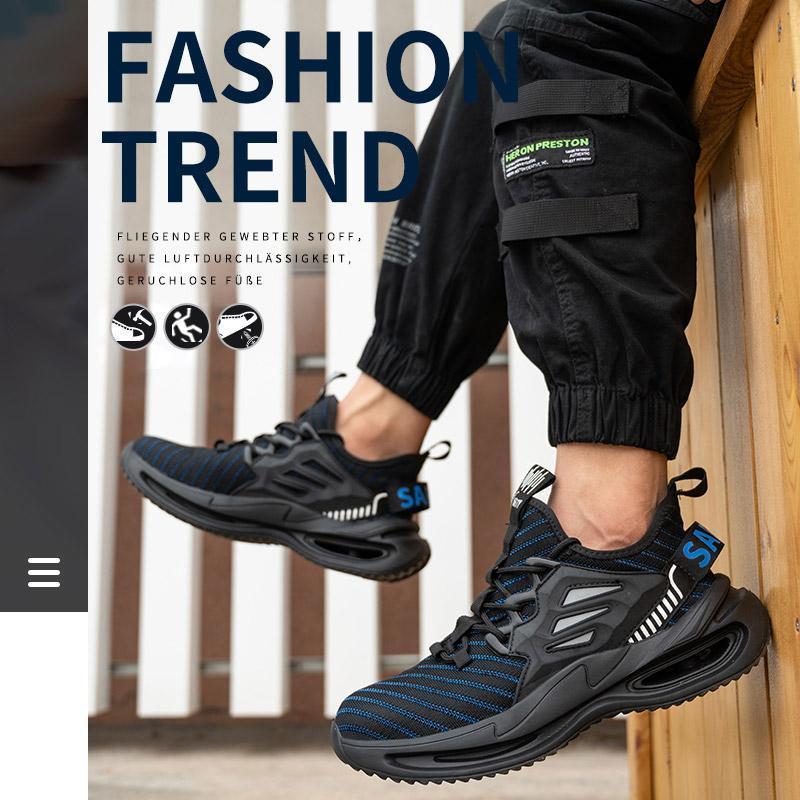 Anti-Smash, Anti-Puncture, and Anti-Slip Safety Shoes