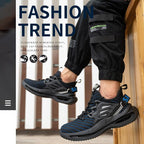 Anti-Smash, Anti-Puncture, and Anti-Slip Safety Shoes