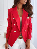 Elegant Double-Button Blazer