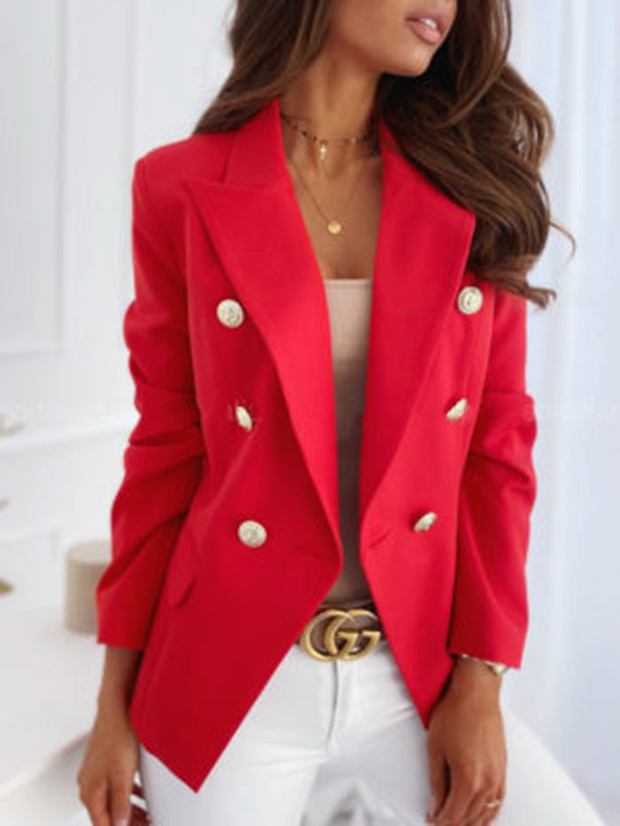 Elegant Double-Button Blazer
