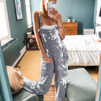 Women's Casual Urban Tie-Dye Overalls