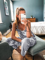 Women's Casual Urban Tie-Dye Overalls