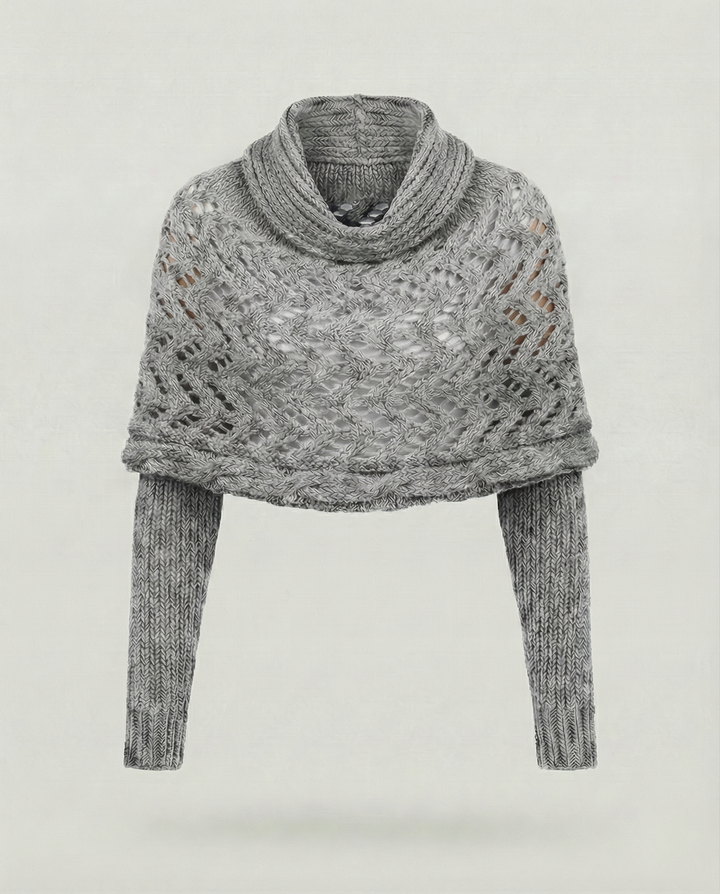 Cozy knitted scarf women