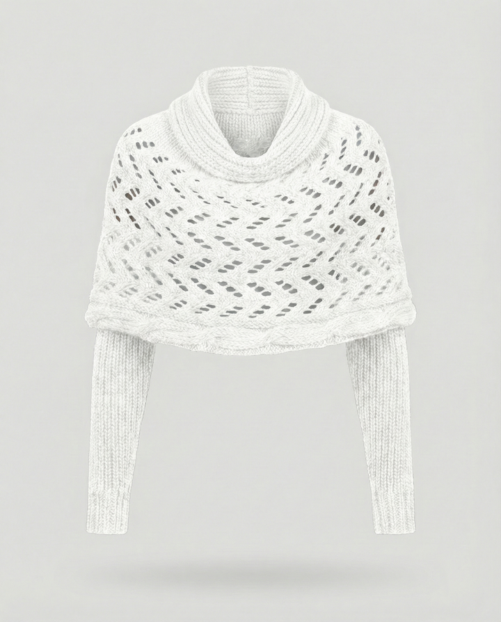 Cozy knitted scarf women