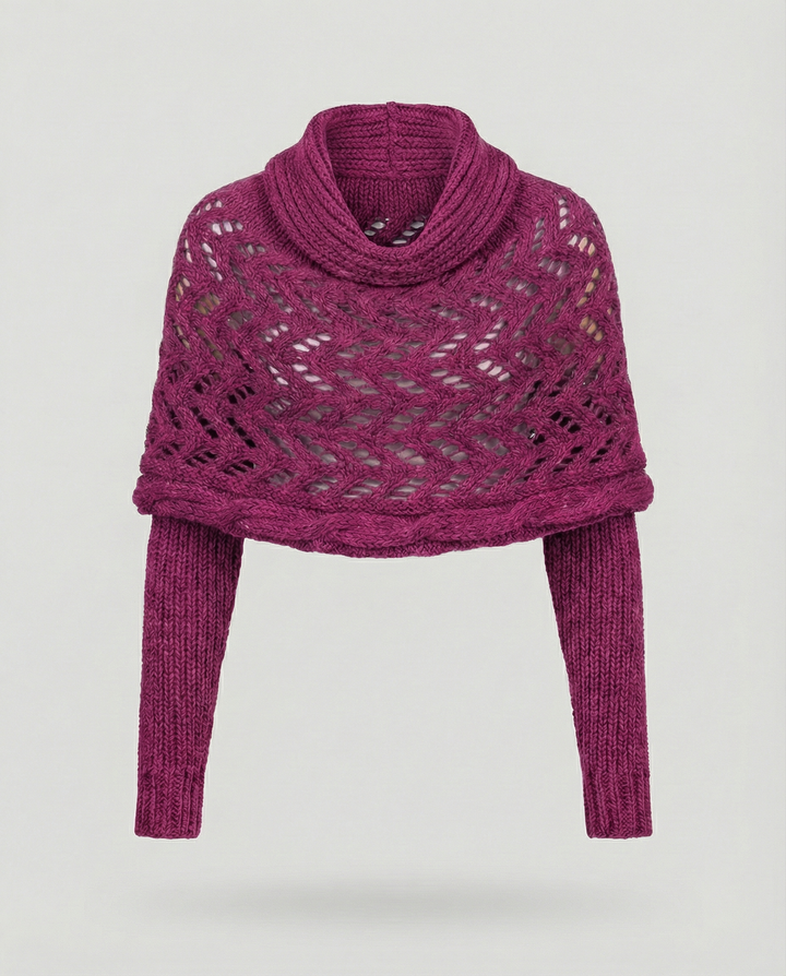 Cozy knitted scarf women