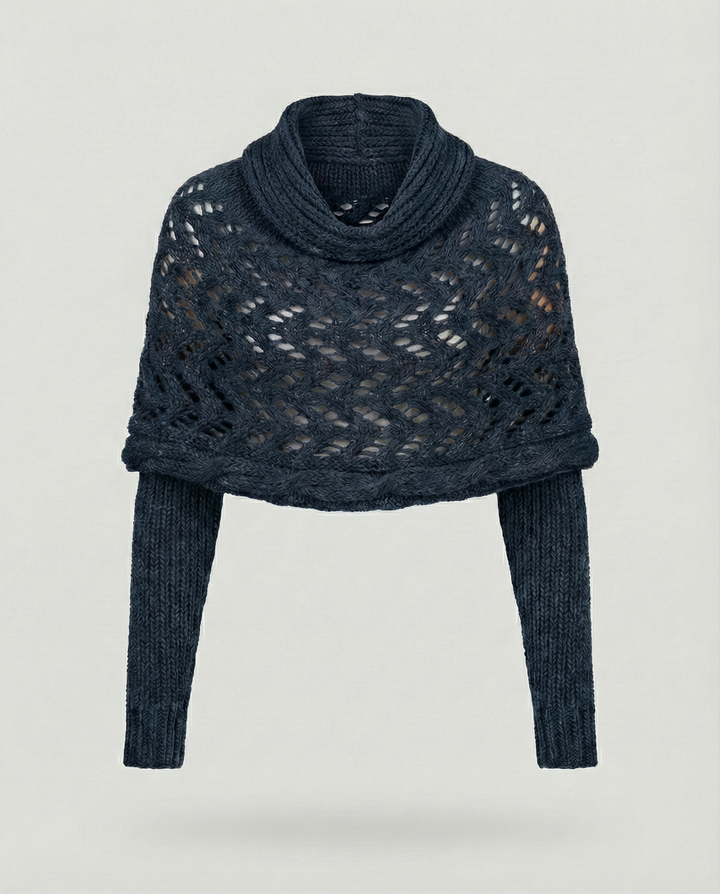 Cozy knitted scarf women