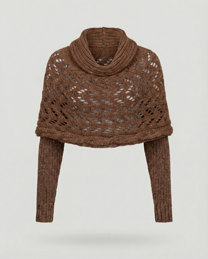 Cozy knitted scarf women