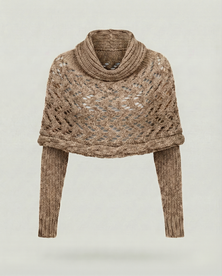 Cozy knitted scarf women