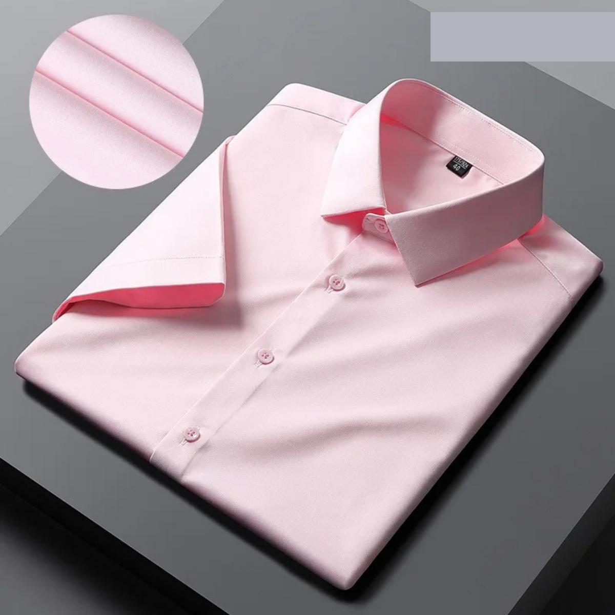 Business Style Wrinkle-Free Short-Sleeve Shirt