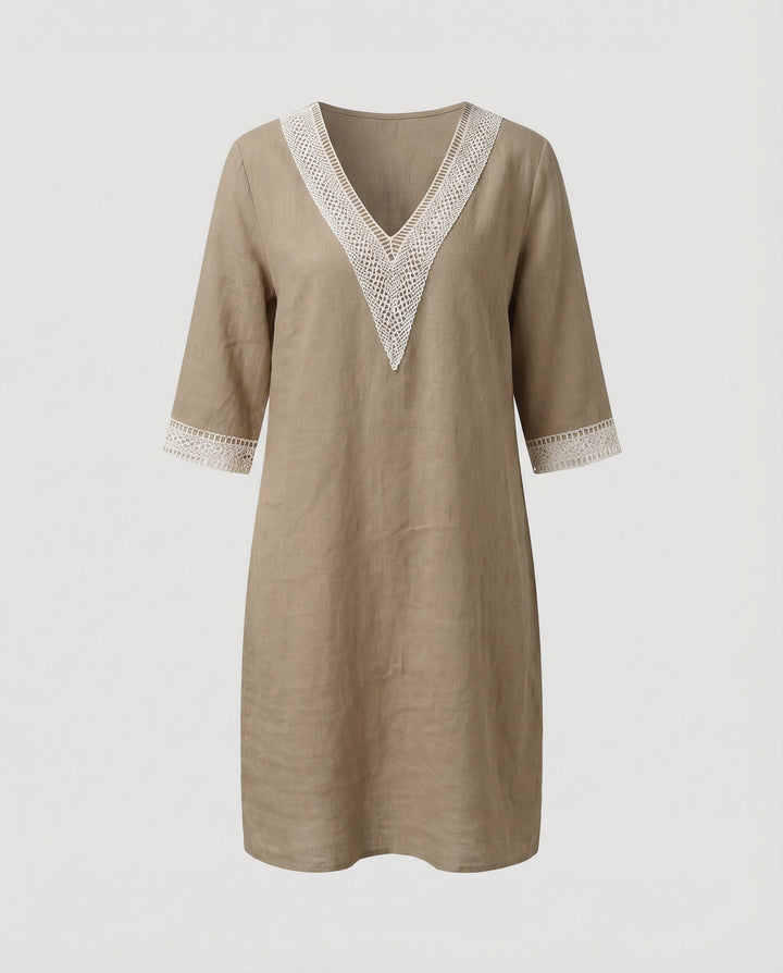 Casual women's cotton dress