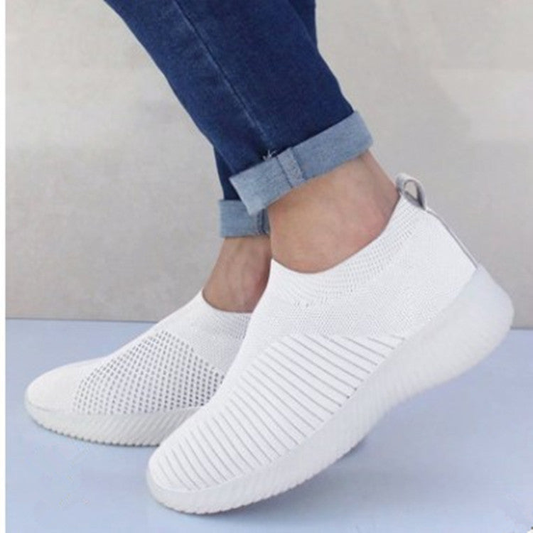 Women's Breathable Slip-On Sneakers with Flexible Sole