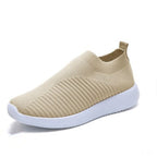 Women's Breathable Slip-On Sneakers with Flexible Sole