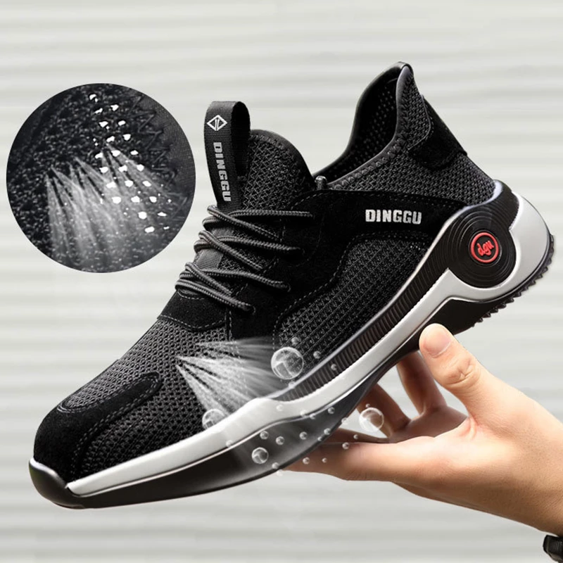 Anti-Piercing and Anti-Smashing Work Shoes