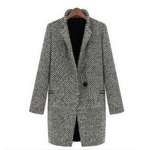 Women's Elegant Patterned Textured Blazer