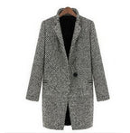 Women's Elegant Patterned Textured Blazer