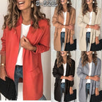Women's Fashionable and Elegant Fleece Coat with Practical Pockets