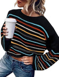 Women's Striped Casual Sweater