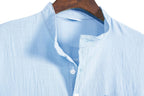 Women's Long-Sleeve Henley Shirt with Chest Pocket