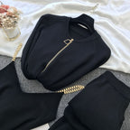 Women's High-Quality Leisure Suit with Zipper
