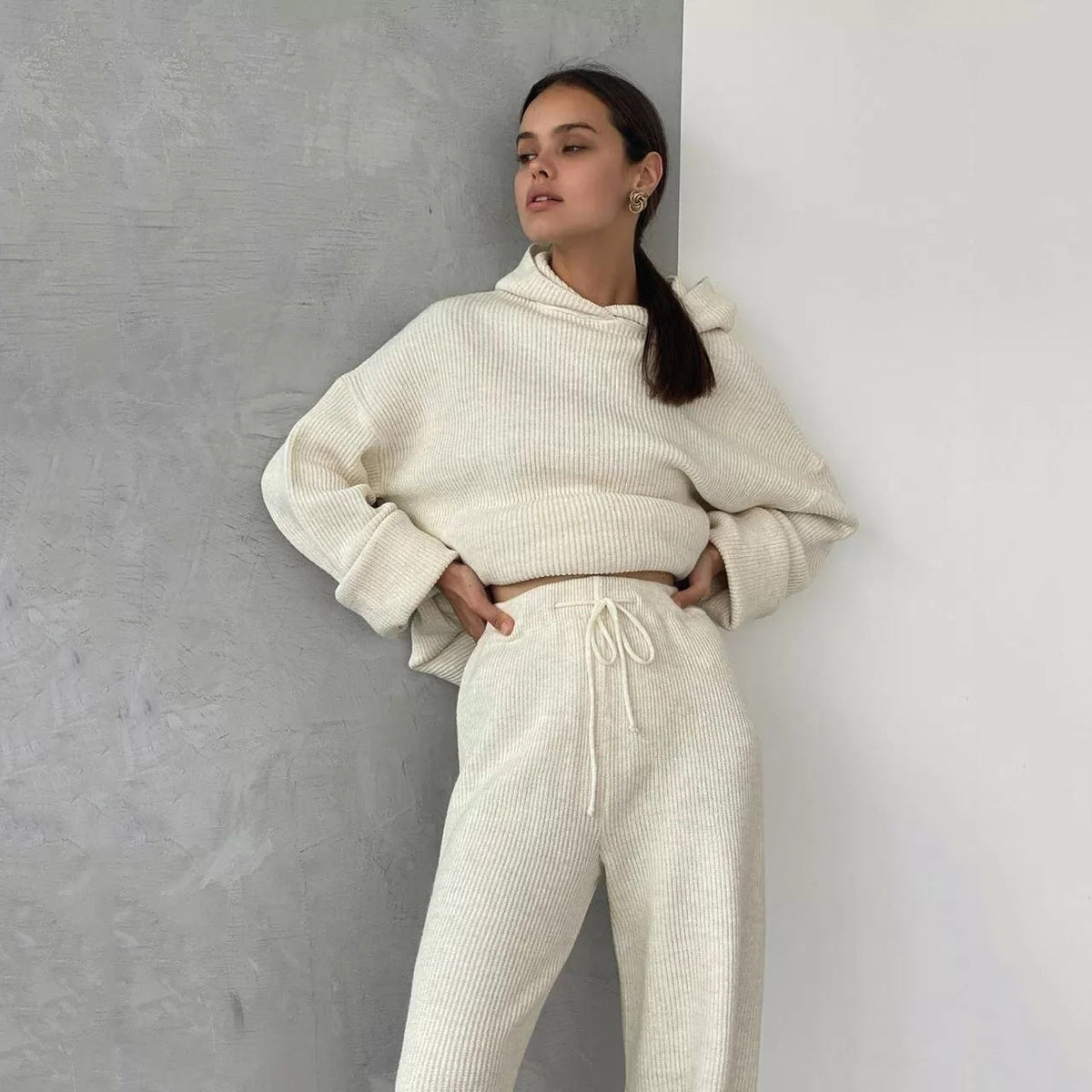 Women's Comfortable Hoodie with Matching Joggers
