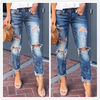 Women's Destroyed Boyfriend Jeans