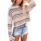 Women's Striped Casual Sweater