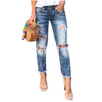 Women's Destroyed Boyfriend Jeans