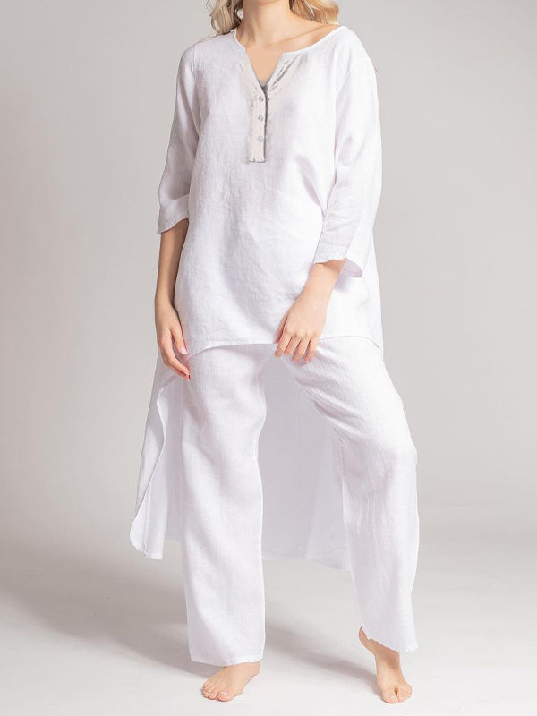 Casual Linen Suit for Women