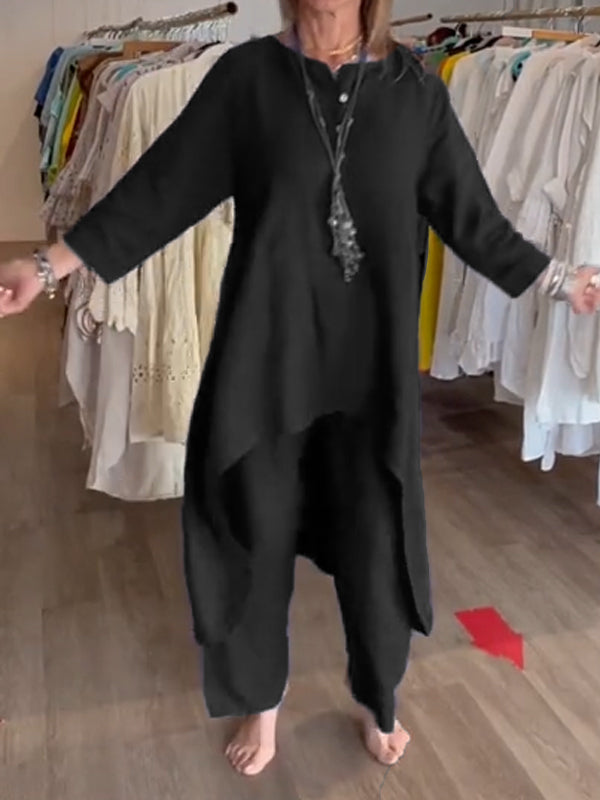 Casual Linen Suit for Women