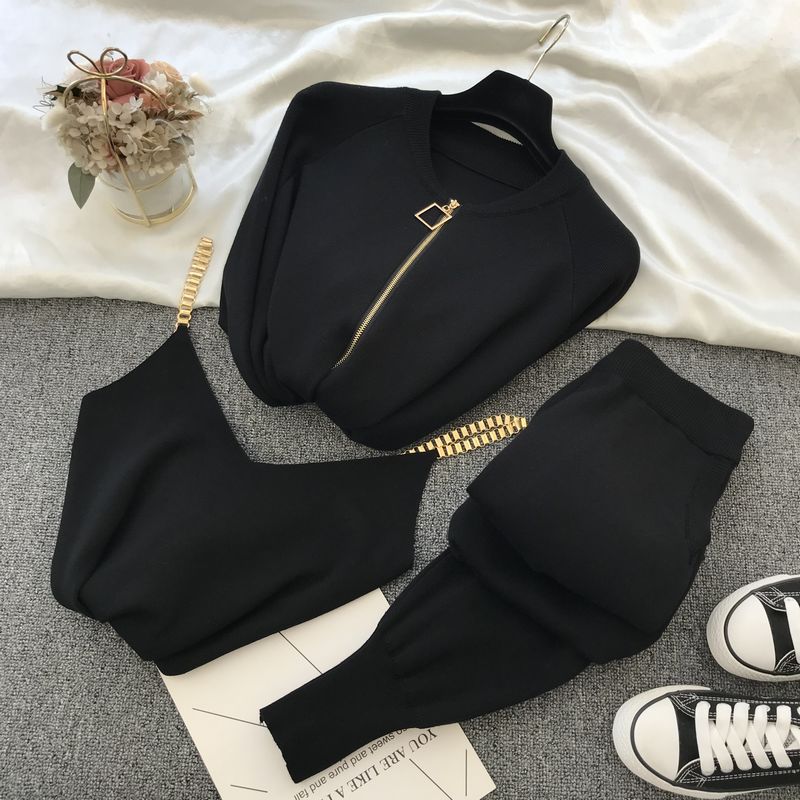 Women's High-Quality Leisure Suit with Zipper