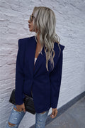 Women's Oversized Blazer with Chic Lapel