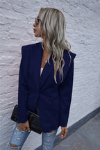 Women's Oversized Blazer with Chic Lapel