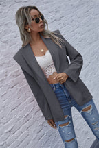 Women's Oversized Blazer with Chic Lapel