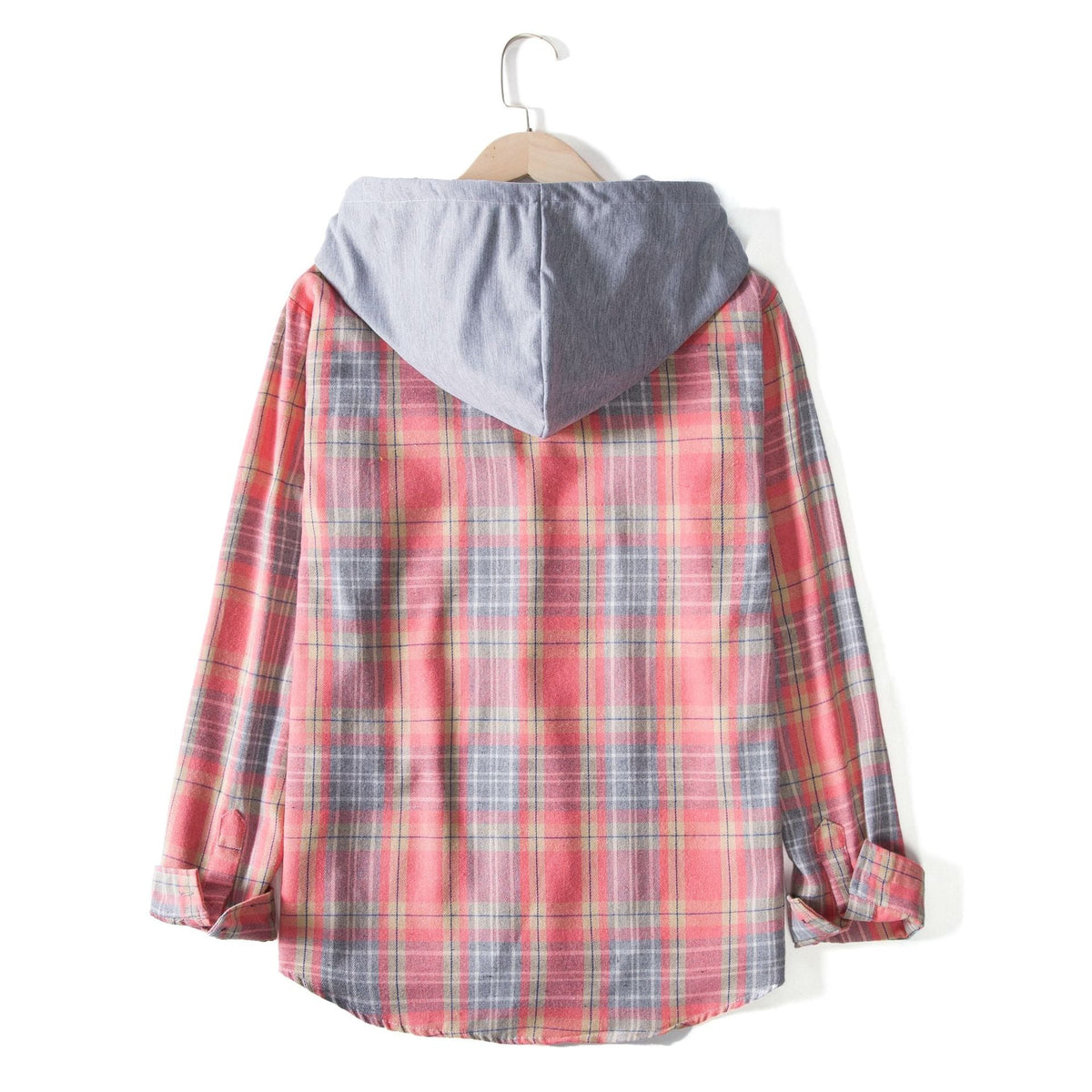 Women's Flannel Hooded Shirt