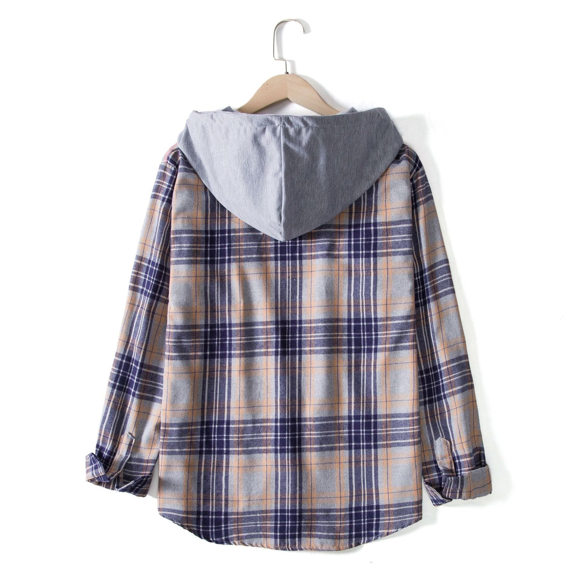 Women's Flannel Hooded Shirt