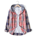 Women's Flannel Hooded Shirt