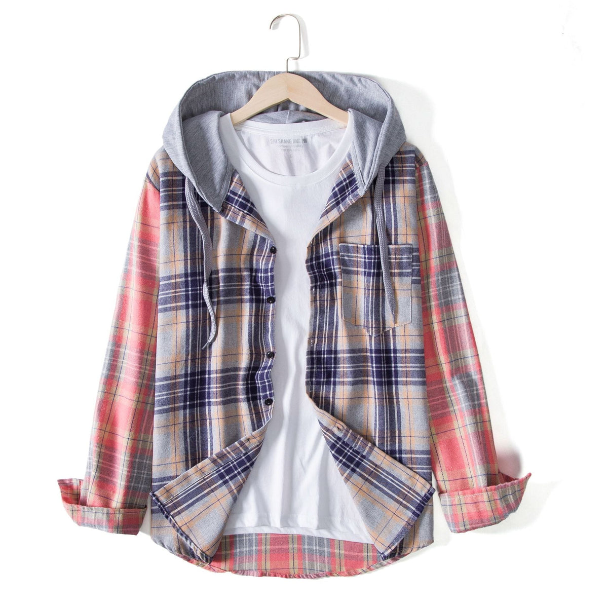 Women's Flannel Hooded Shirt