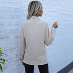Women's Button-Down Shirt with Knot Detail