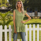Women's Asymmetrical Voluminous Hem Top