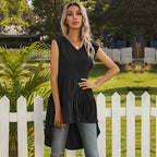 Women's Asymmetrical Voluminous Hem Top