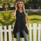 Women's Asymmetrical Voluminous Hem Top